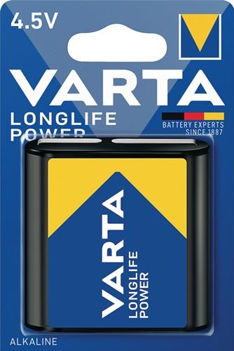 VARTA Batterie Longlife Power 4,5 V 6100 mAh - 4912 121 411