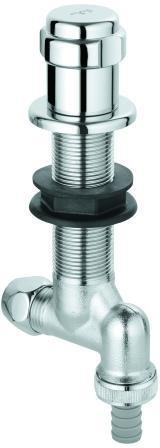 GROHE WAS-UT-Ventil Egalux 41050 DN15 bis 50mm mit Schlauchanschluss/RV chrom