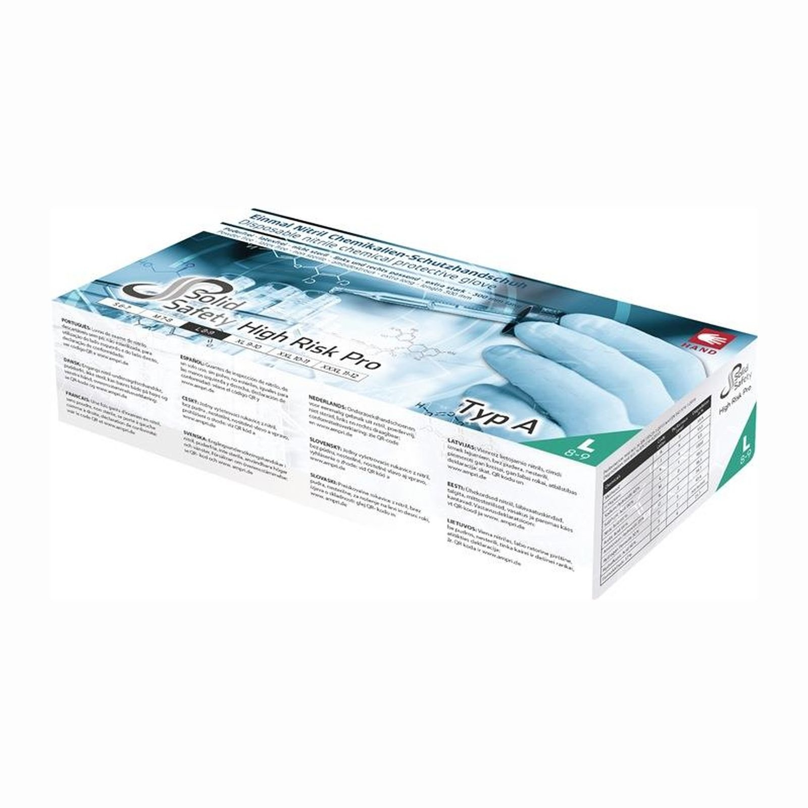 AMPri 50x Einweghandschuhe HighRisk Pro blau