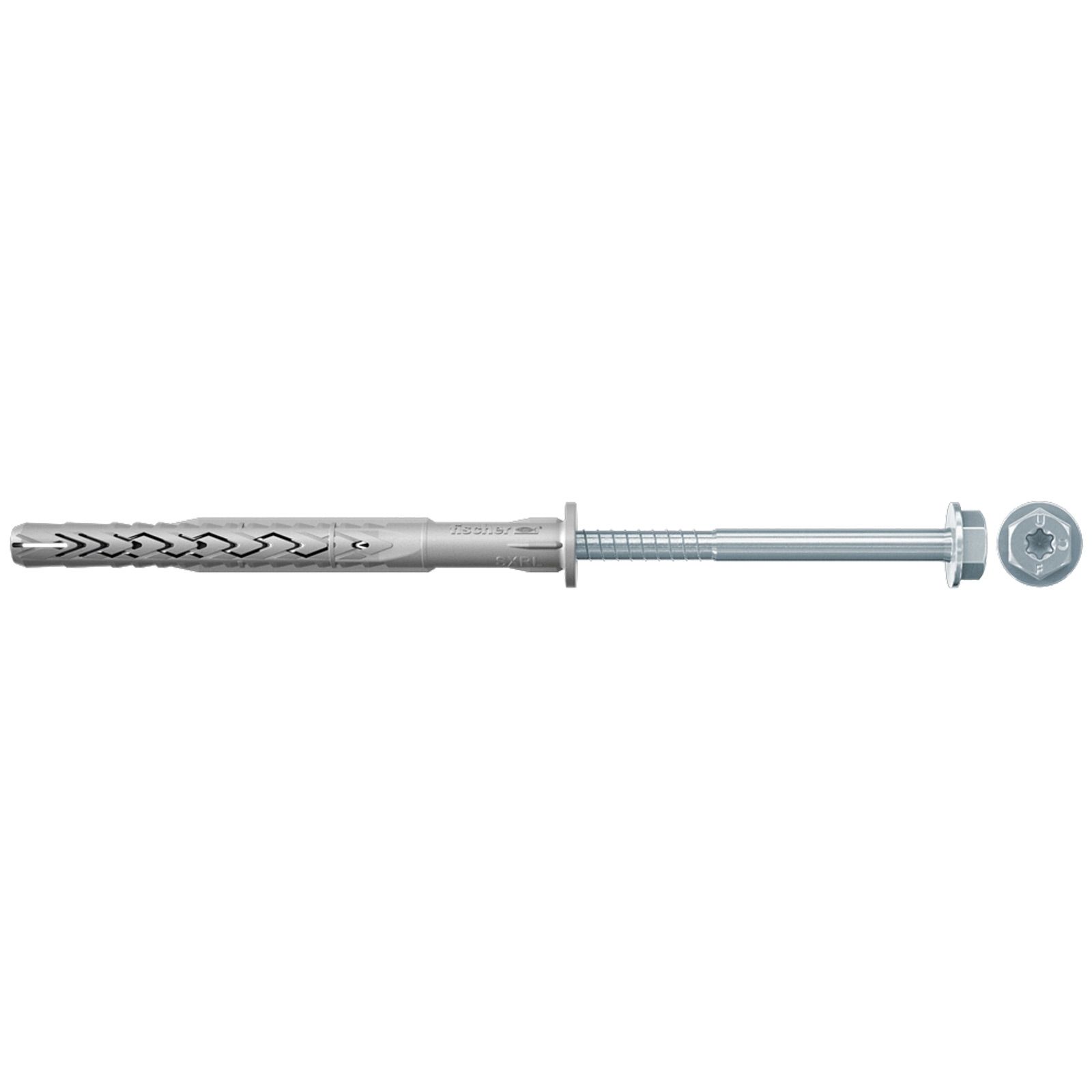 Fischer 50x Langschaftdübel SXRL 14 x 230 mm FUS Sechskantschraube mit U-Scheibe - 530953