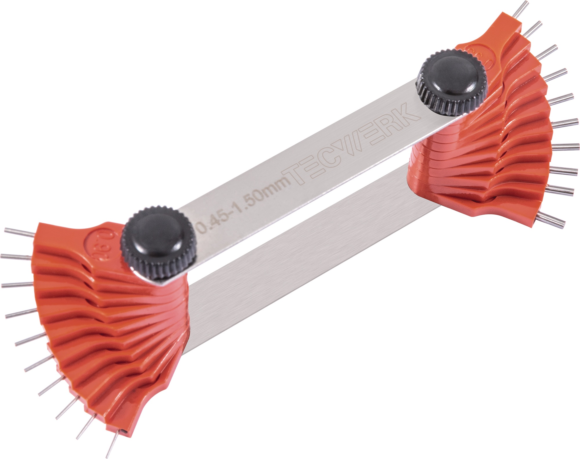 Düsenlehre 0,45-1,50mm Stiftanzahl 20 St.TECWERK