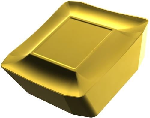Fräswendeschneidplatte ISO SPKR 1203EDSR:M8330 Tiefe 9mm PVD beschichtet Gold