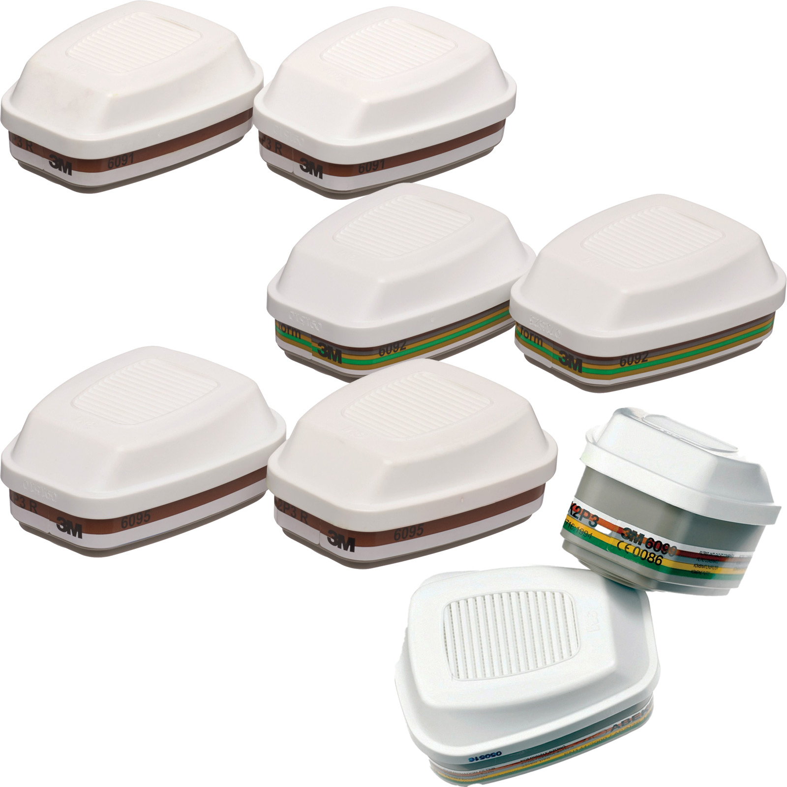 3M 4x Gas- u.Kombifilter für Serie 6000