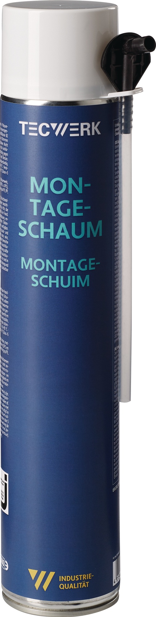 1K-Montageschaum 750ml B2 champagner m.Einw.-Handsch.Dose TECWERK