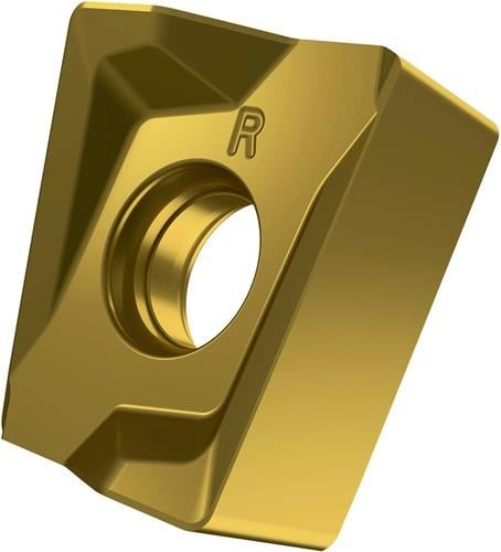 Fräswendeschneidplatte ISO LNMU 160716SR-R:M8330 D.5,7mm PVD beschichtet Gold