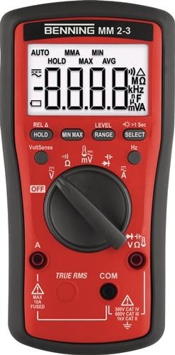 Multimeter MM 2-3 0,01 mV – 600V AC/DC TRUE RMS BENNING
