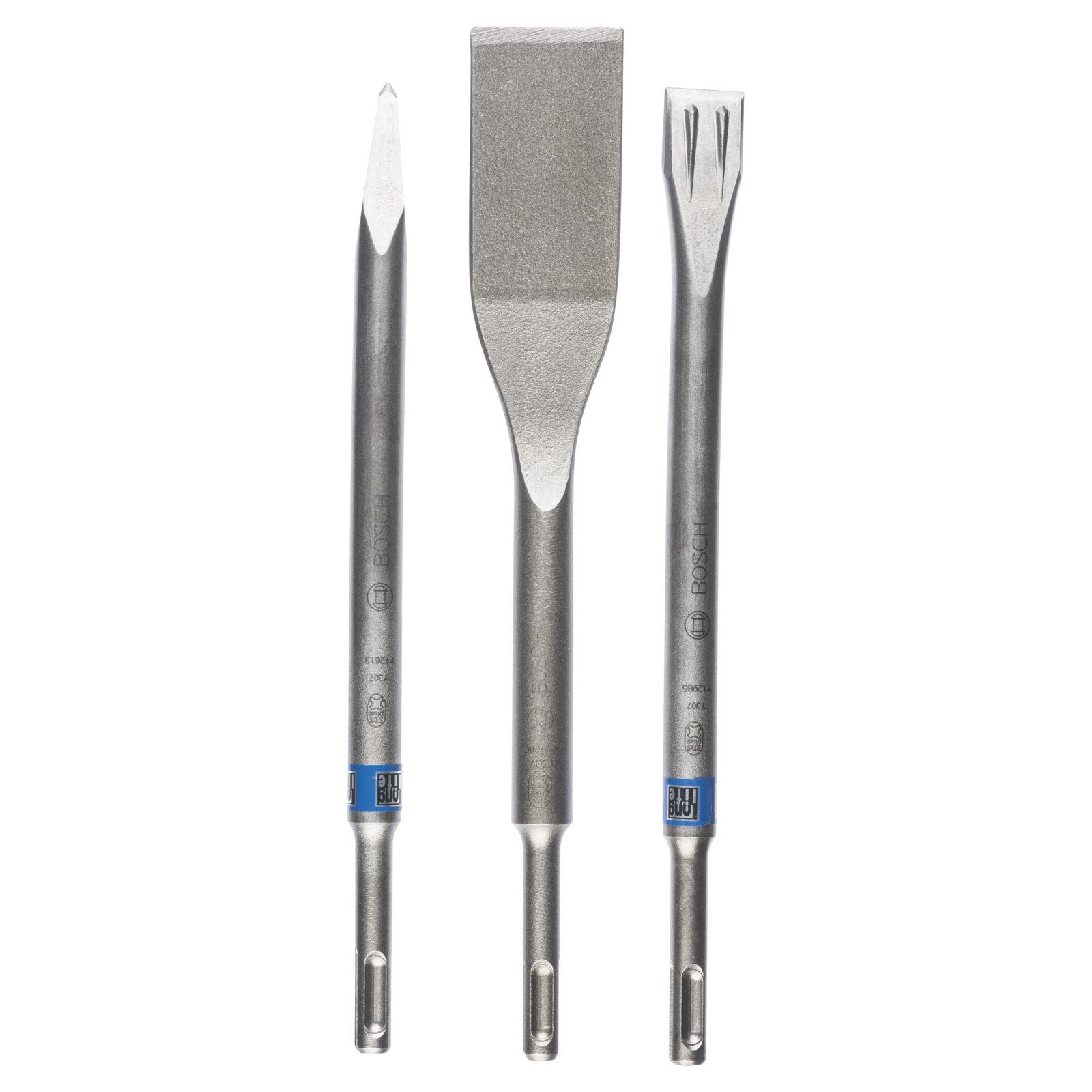 Bosch Meißel-Set SDS-plus 3tlg. Spitz- Fliesen- und Flachmeißel - 2607019159