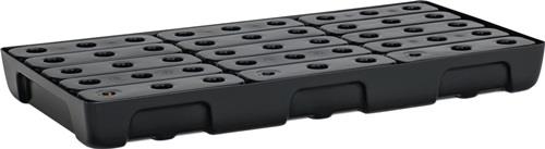 Regalwanne 27l L976xB495xH95mm PE m.PE-Rost u.Leckanzeiger CEMO