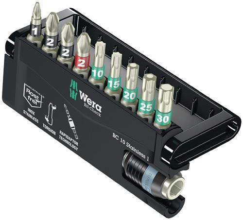 Wera Edelstahl Bit-Check BC 10/9 - 071110