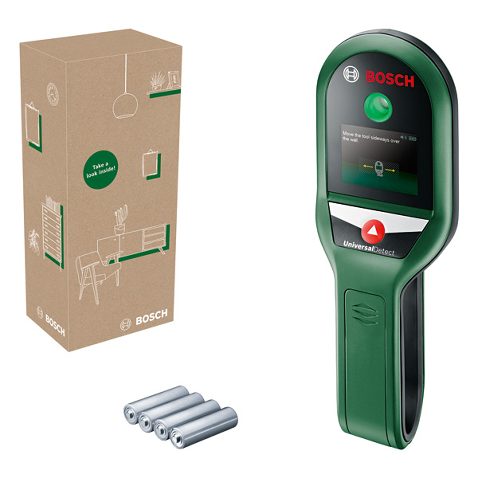 Bosch Digitales Ortungsgerät UniversalDetect / 4x Batterie 1,5V LR03 - 06036813Z0