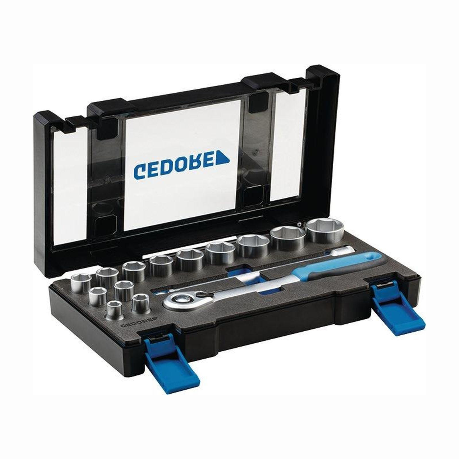 Gedore Steckschlüsselsatz 19 DMU-20 15tlg. 1/2″ SW 10-32 mm Anzahl Zähne 60 6-kant - 3014347