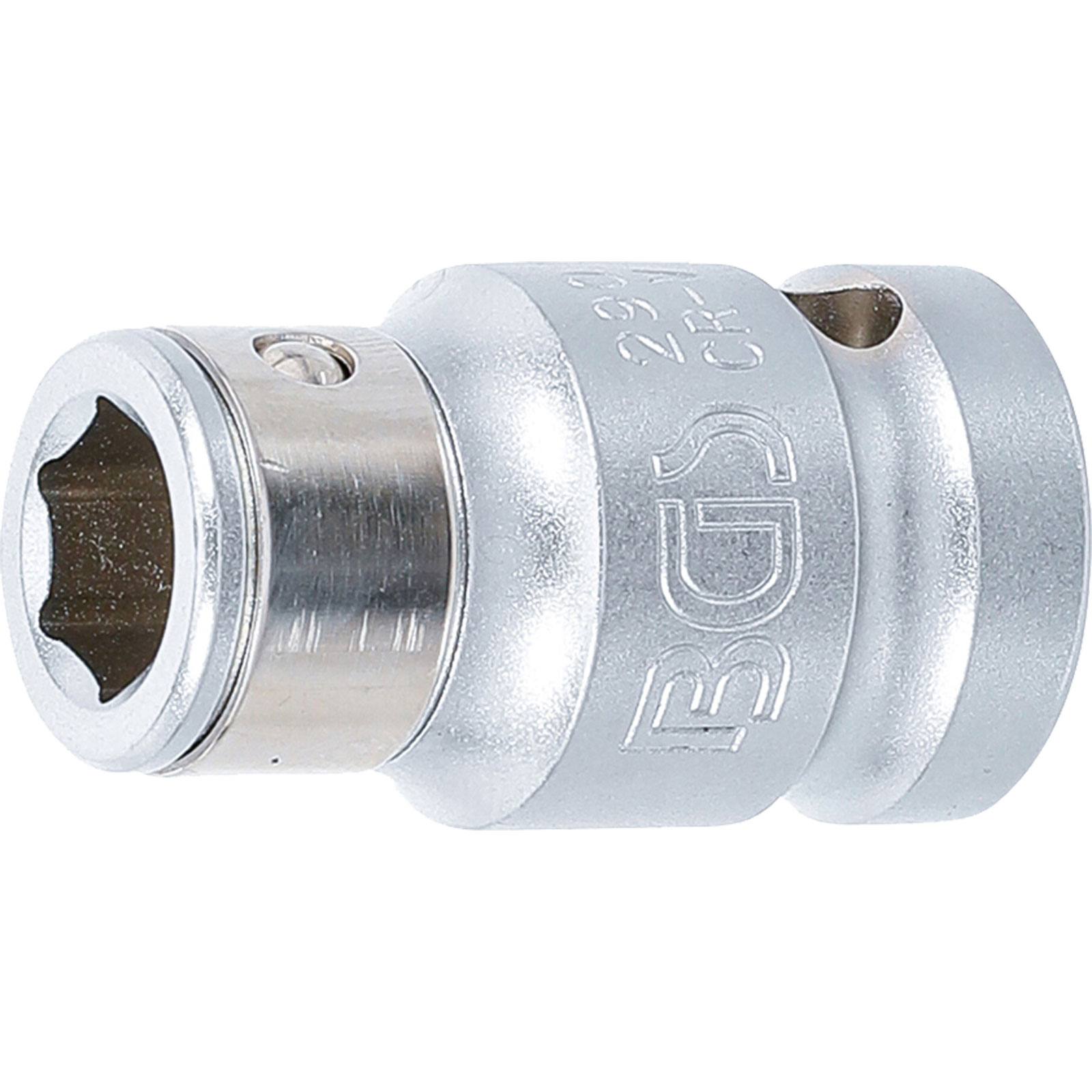 BGS Bit-Adapter mit Haltekugel Innenvierkant 12,5 mm (1/2") Innensechskant 10 mm (3/8") - 290