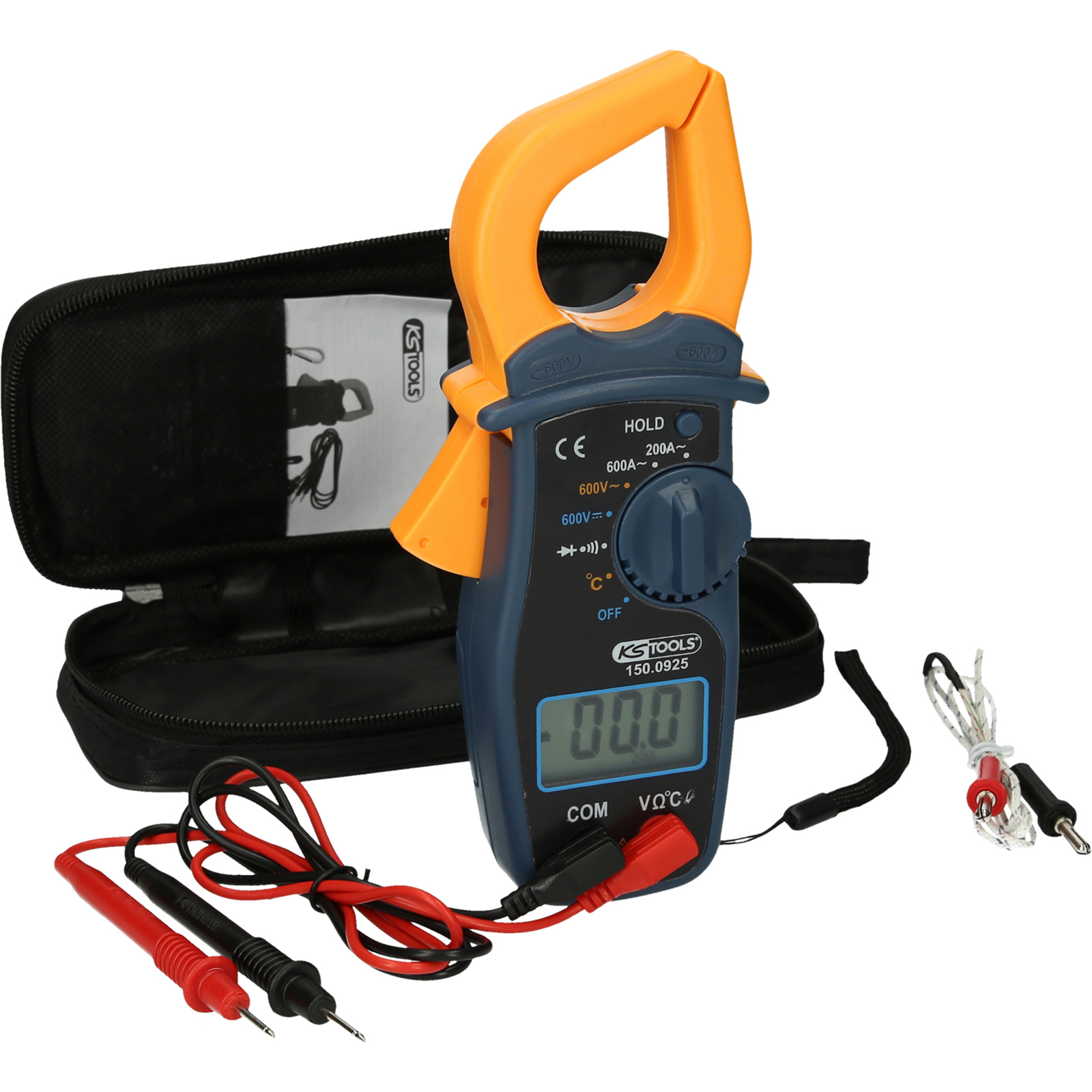 KS TOOLS Digital Amperezangen-Satz 600A 3tlg. - 150.0925
