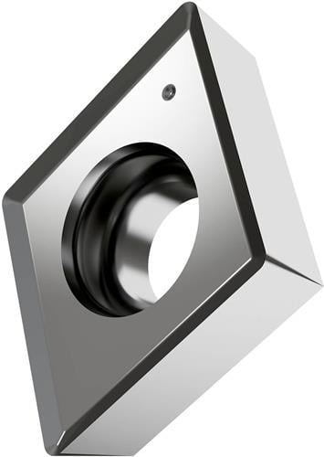 Drehwendeschneidplatte ISO ECGT 080304E-SF2:H07 Bohrungs-D. 3,4mm Farbe Silber