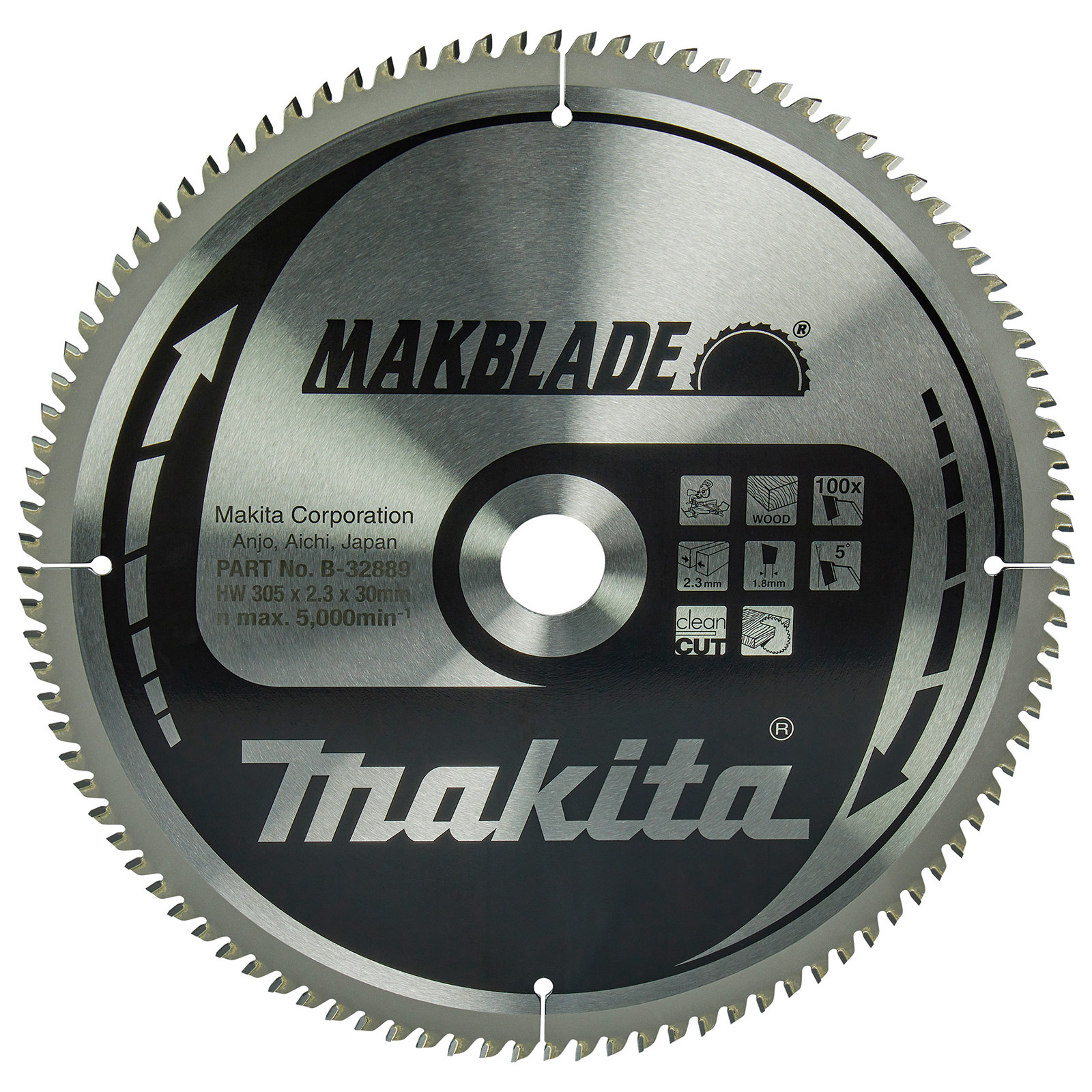 Makita MAKBLADE Sägeblatt 305x30x100Z - B-32889