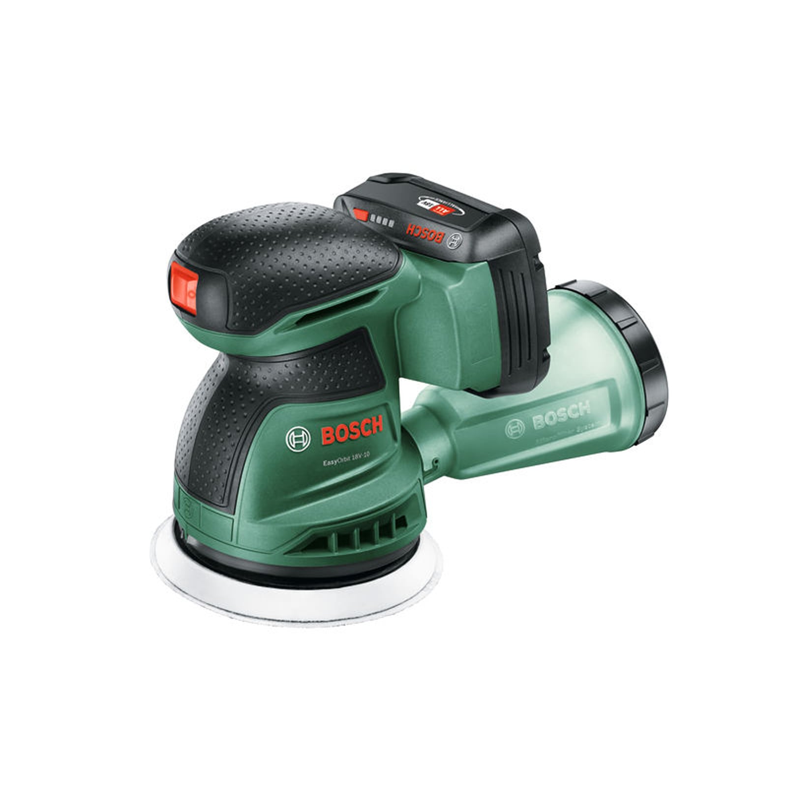 Bosch Akku-Exzenterschleifer EasyOrbit 18V-10, 1 x Akku PBA 18V 2.0Ah