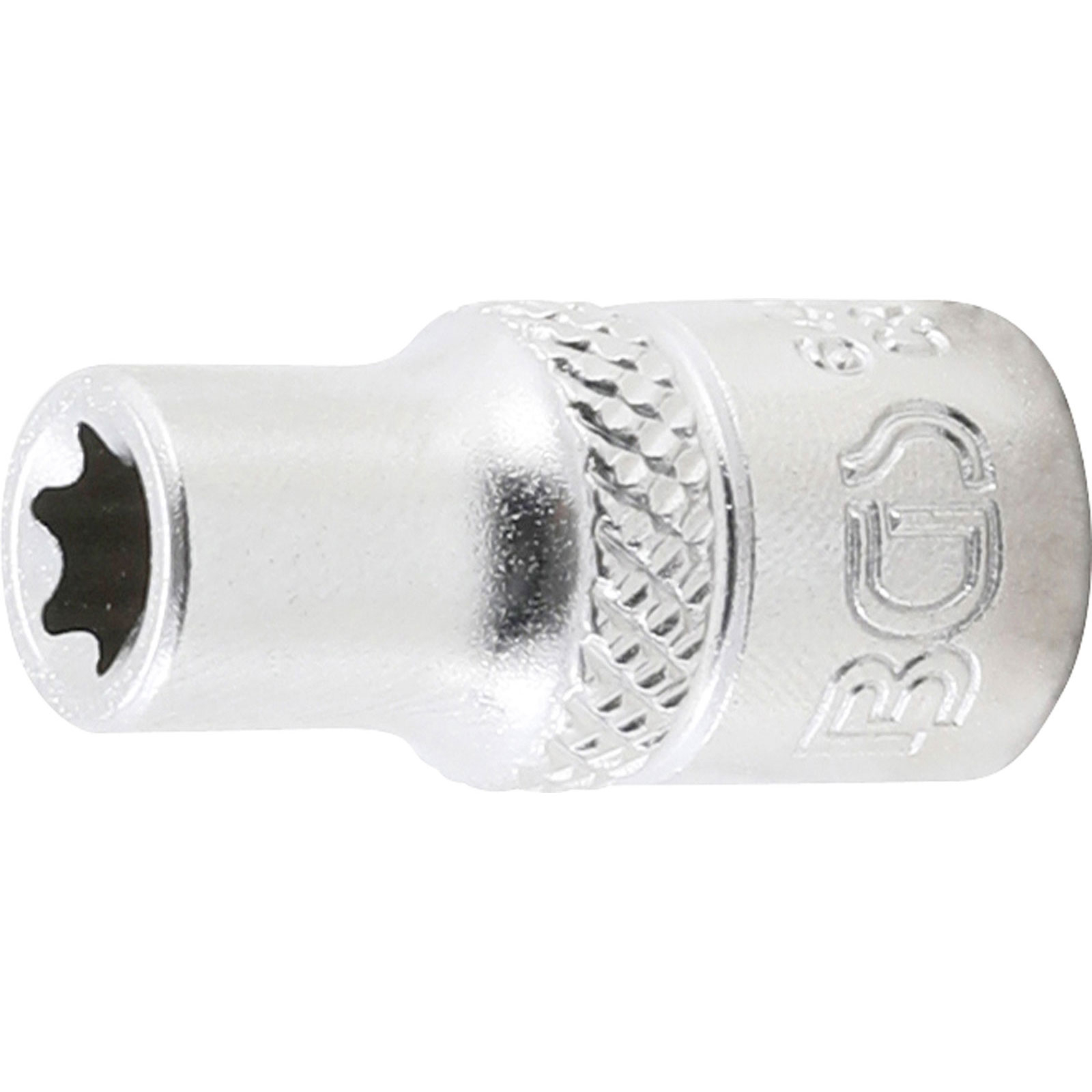 BGS Steckschlüssel-Einsatz E-Profil Antrieb Innenvierkant 6,3 mm (1/4") SW E7 - 6407