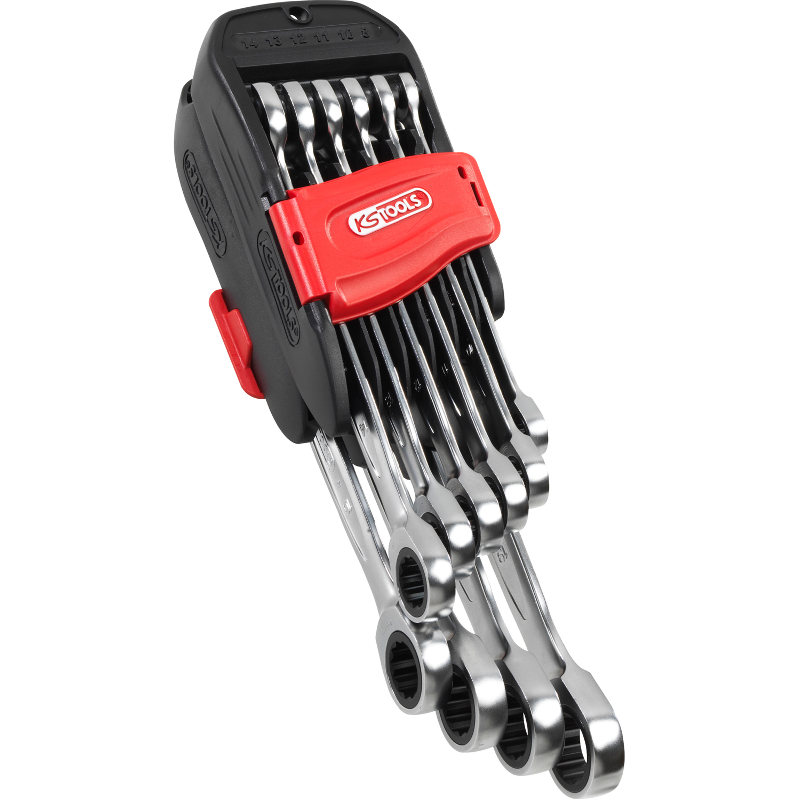 KS TOOLS GEARplus Ratschenringmaulschlüssel-Satz 10tlg. - 503.4250