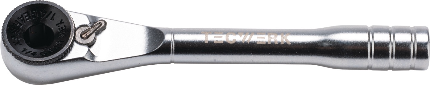 Bit-/Hebelumschaltknarre 1/4 Zoll direkte Bitaufn.L.95mm 72 Z.TECWERK