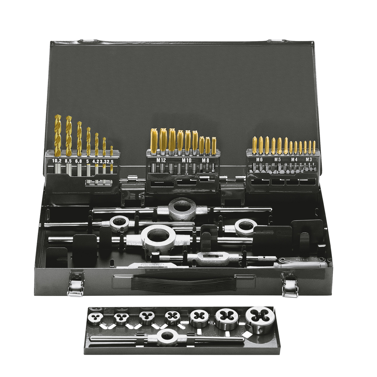 EXACT Black Edition Gewindesortiment STM15S M3-M12 HSS Spibo TiN - 10731BE