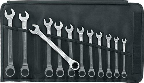 Stahlwille Maulringratschenschlüsselsatz 44547 12tlg. SW 8 - 19 mm - 96411712