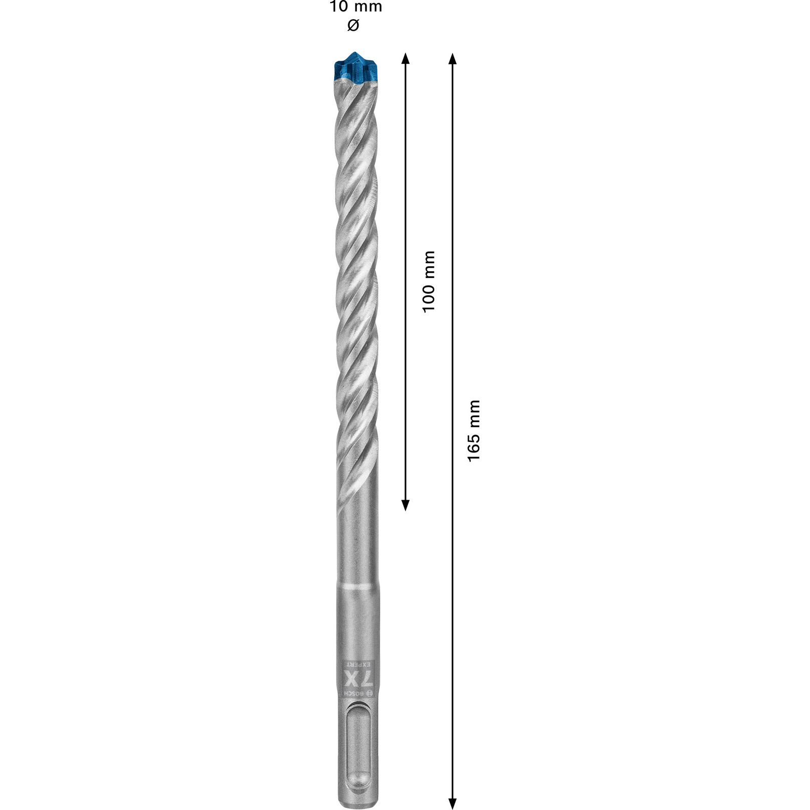 Bosch Expert SDS plus-7X Hammerbohrer 10 x 100 x 165 mm - 2608900097