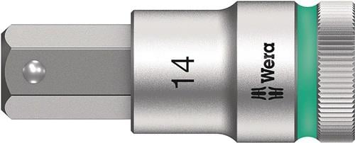 Wera Steckschlüsseleinsatz 8740 C HF 1/2" SW 14 mm Länge 60 mm - 5003827001