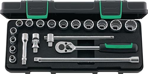 Stahlwille Steckschlüsselsatz 45/14/5i 19tlg. 3/8″ SW 8-22 mm Anzahl Zähne 30 12-kant - 96024132