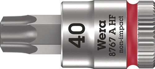 Wera Steckschlüsseleinsatz 8767 A HF TORX 1/4" T40 Länge 28 mm - 5003371001
