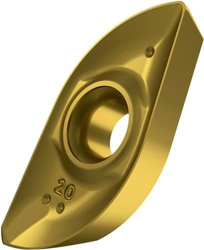 Fräswendeschneidplatte ISO ZP 32ER-M:M8330 Bohrungs-D. 5,9mm PVD beschichtet