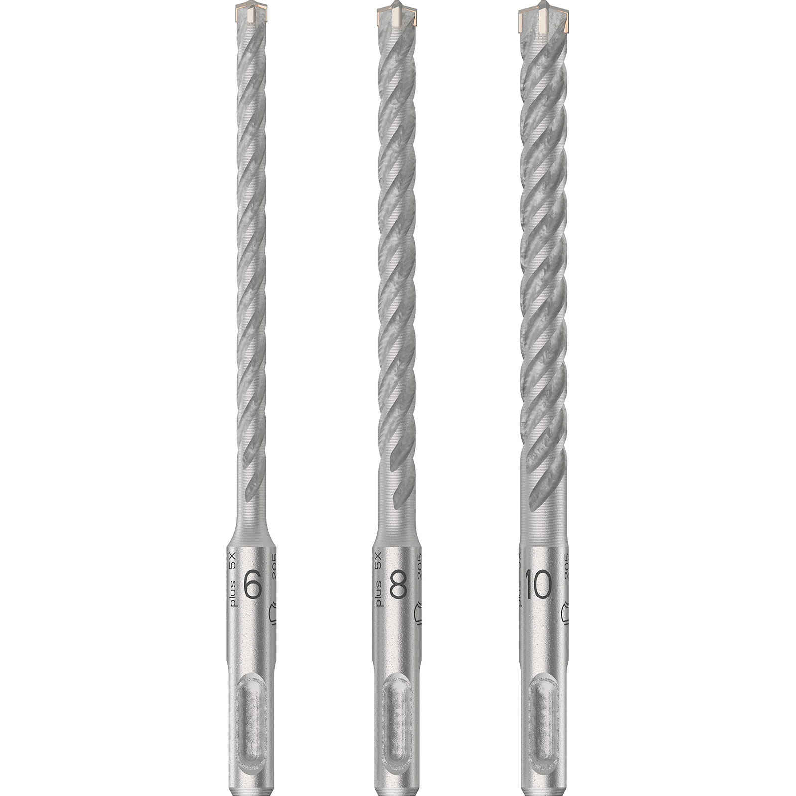Bosch PRO SDS plus-5X Hammerbohrer-Set 6/8/10 mm 3-tlg. - 2608833912