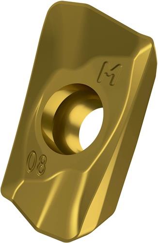 Fräswendeschneidplatte ISO ADMX 11T302SR-M:M8330 D.2,9mm PVD beschichtet Gold