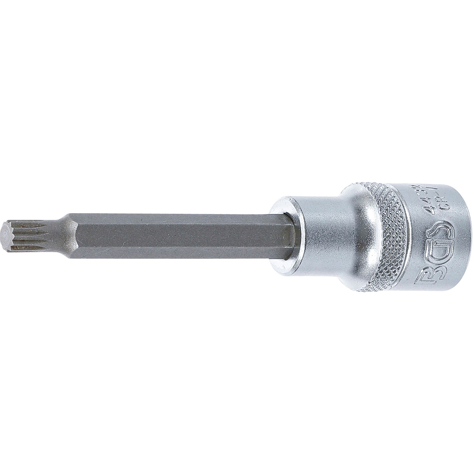 BGS Bit-Einsatz Länge 100 mm Antrieb Innenvierkant 12,5 mm (1/2") Innenvielzahn (für XZN) M7 - 4432