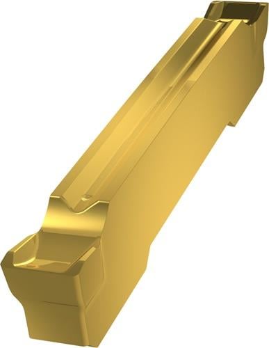 Wendeschneidplatte ISO GL3-D300M02-PR:G8330 Breite 3mm PVD beschichtet Gold