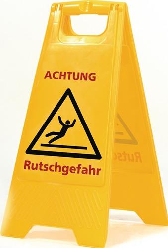 Sprintus Warnschild Achtung Rutschgefahr Schriftzug - 301034