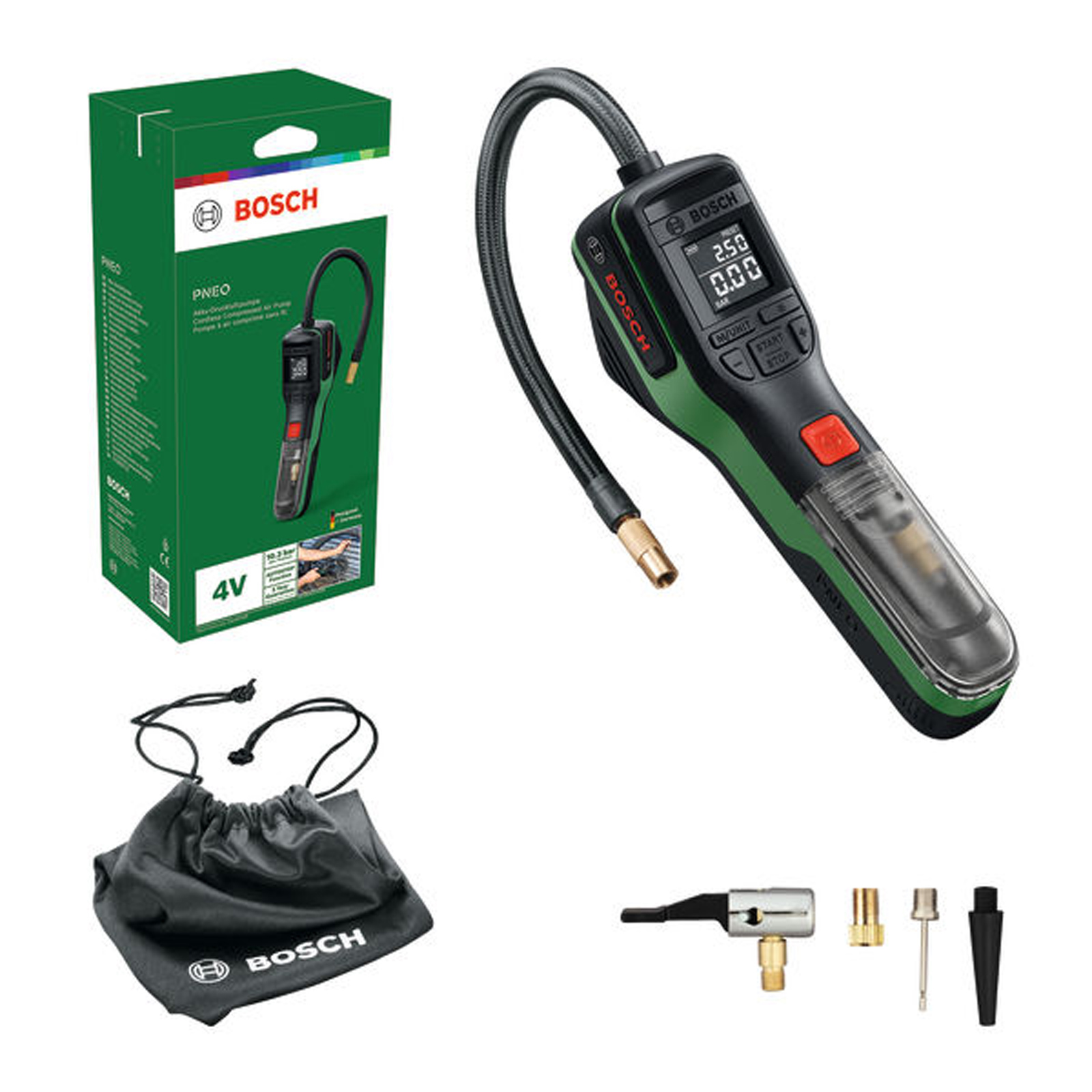 Bosch Akku-Druckluftpumpe PNEO Werkzeugtasche - 0603947500