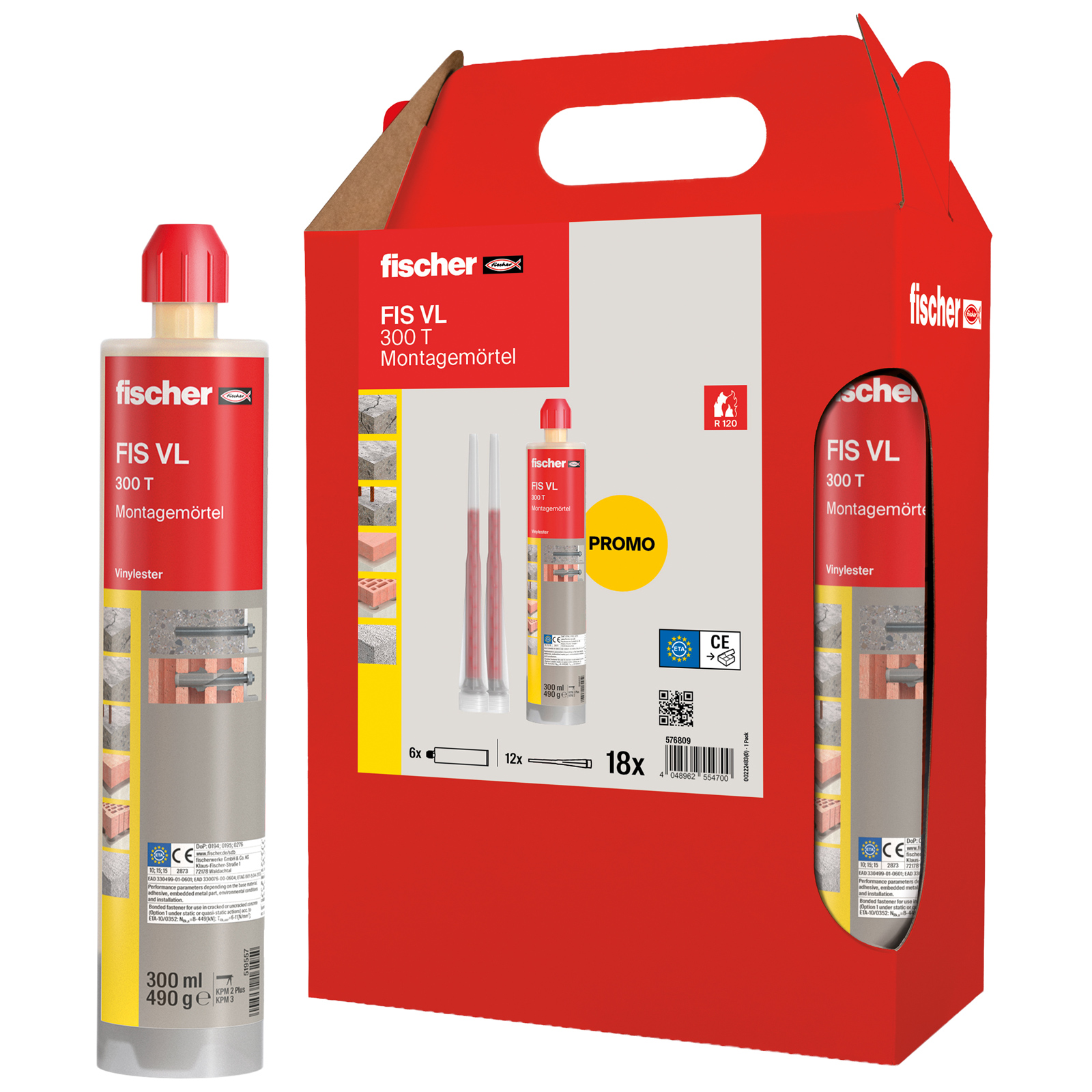 Fischer Montagemörtel FIS VL 300 T - 576809