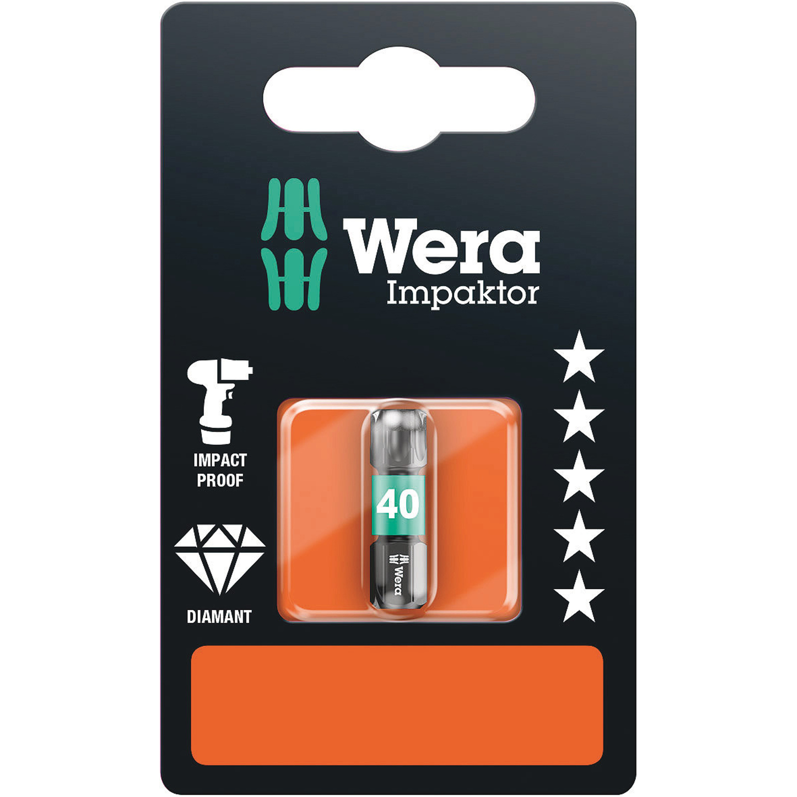 Wera 867/1 IMP DC SB Impaktor Bits - 05073927001