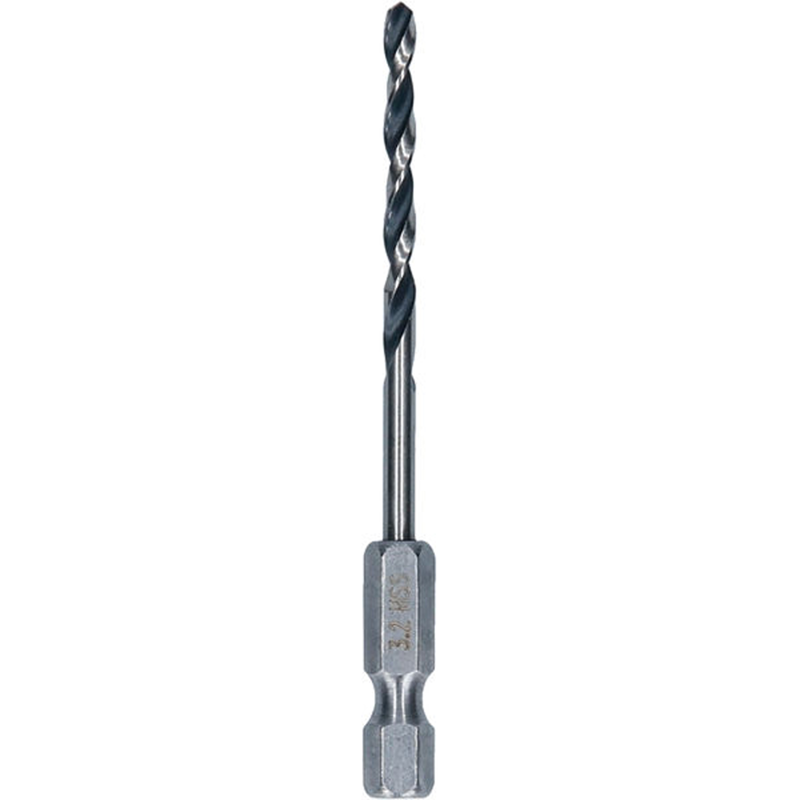 Bosch Metal HSS Spiralbohrer 3,2 x 36 x 75 mm HEX 1/4 Schaft - 2608577866