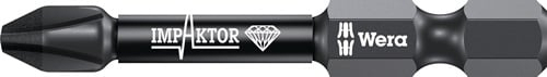 Wera 5x Bit 851/4 IMP DC PH Länge 50 mm 1/4" E63 Impaktor DC