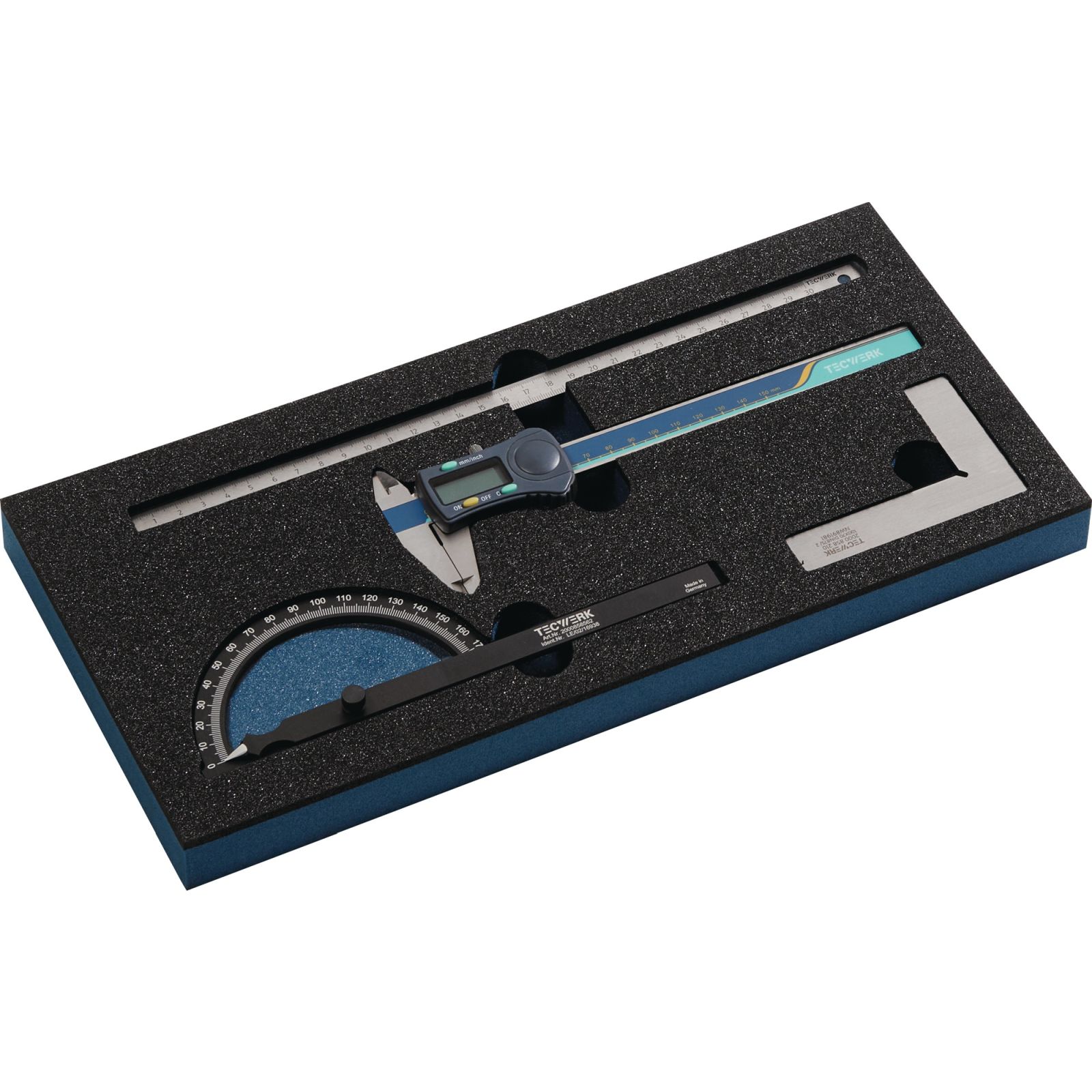 Werkzeugmodul 4-tlg.1/3-Modul Messchiebersatz TECWERK