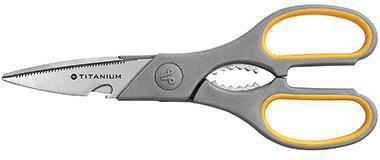Westcott Schere Titanium Super E-30486 00 21cm grau/gelb