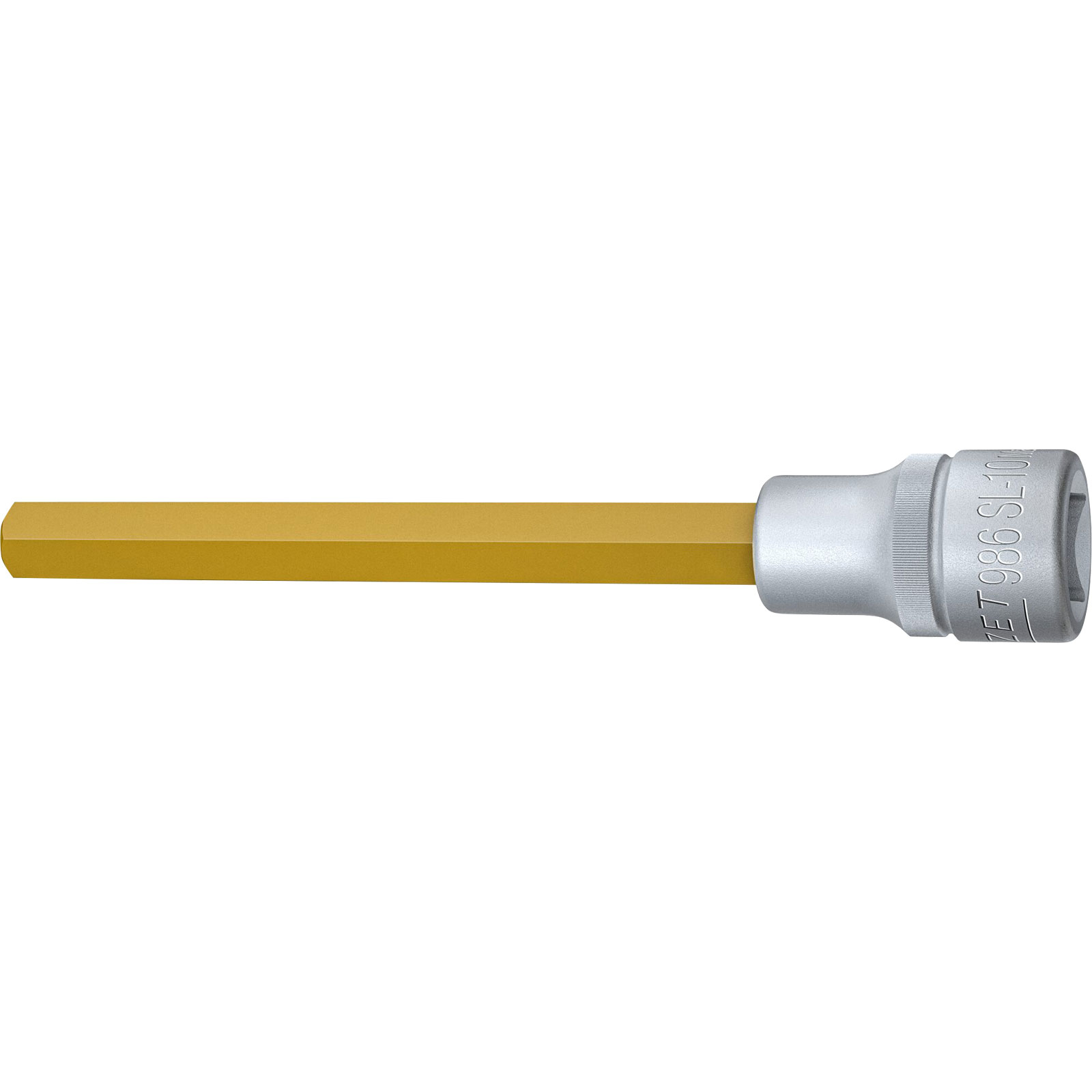 Hazet Steckschlüsseleinsatz 986SL 1/2" Innen-6-kant SW 10 mm L 140 mm - 986SL-10