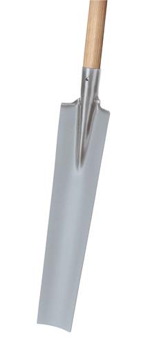 IDEAL Drainierspaten GLORIA 550 x 125 / 90 mm mit Trittschutz - 21110203