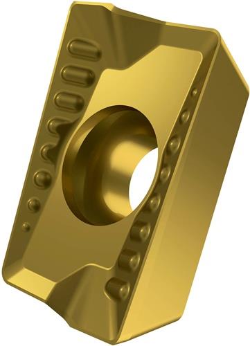 Fräswendeschneidplatte ISO ADKT 1505PDER-M:M8330 D.4,4mm PVD beschichtet Gold