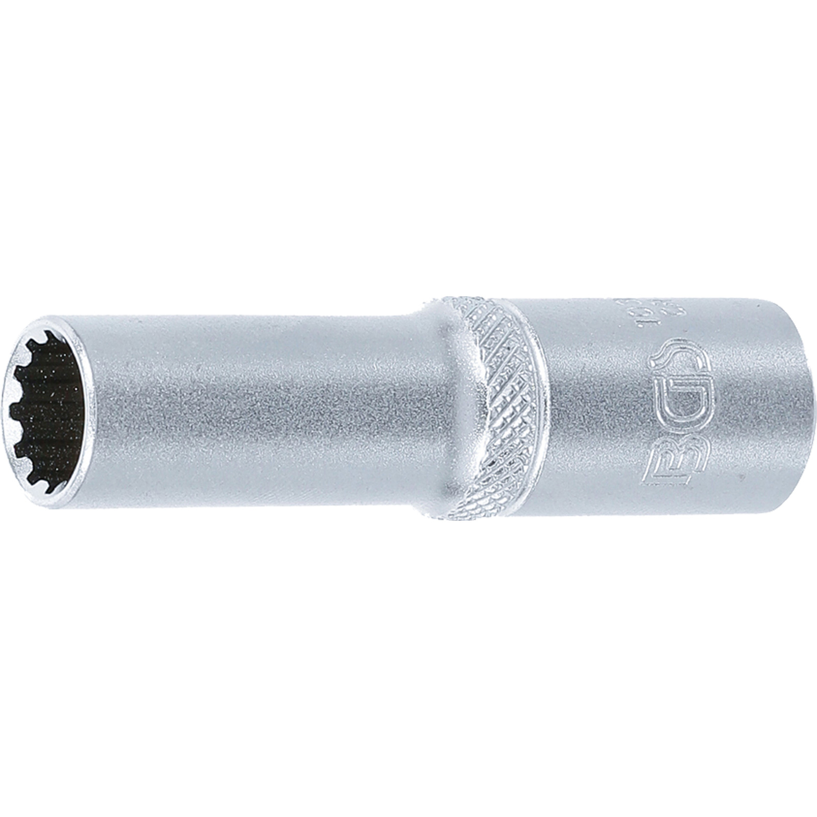 BGS Steckschlüssel-Einsatz Gear Lock tief Antrieb Innenvierkant 10 mm (3/8") SW 10 mm - 10350