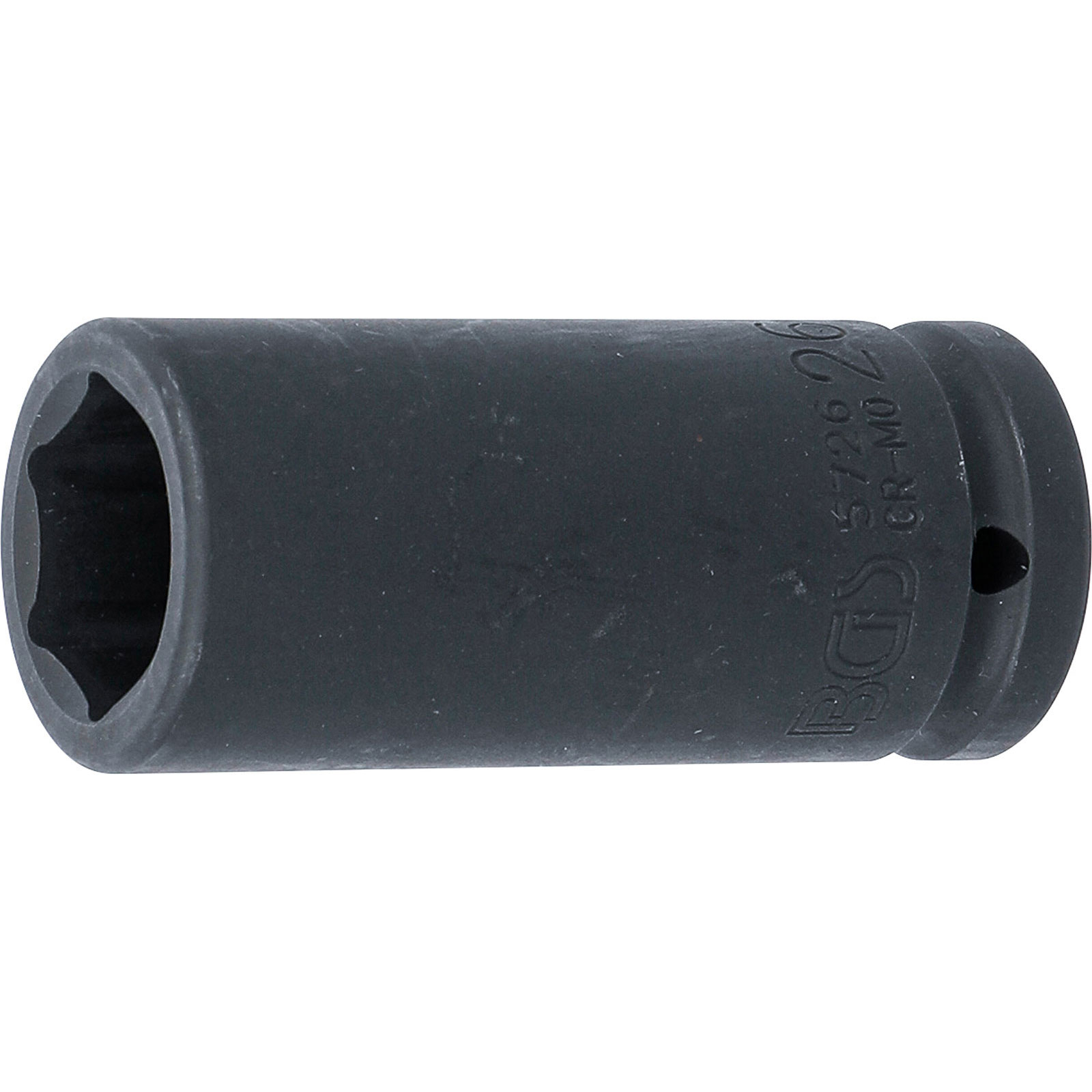 BGS Kraft-Steckschlüssel-Einsatz Sechskant tief Antrieb Innenvierkant 20 mm (3/4") SW 26 mm - 5726