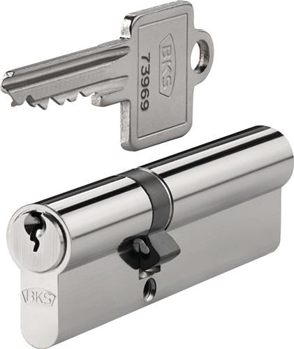 BKS Profildoppelzylinder PZ 8812 40/65mm NuG beids.Anz.Schlü.3 versch.-schl - B 8812 0042