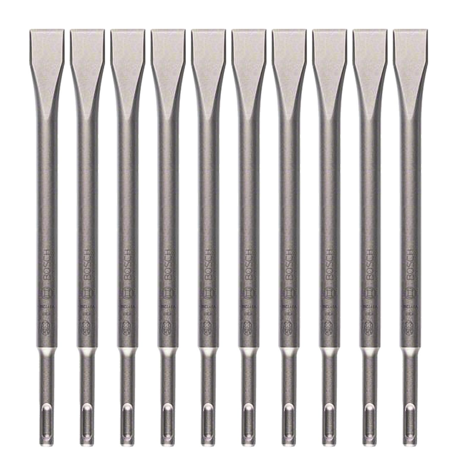 Bosch 10x Flachmeißel mit SDS-plus-Aufnahme 250 x 20 mm - 2608690131