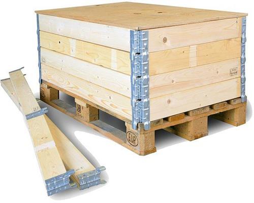 Holzaufsatzrahmen f.Europalette Maße 1200x800x400mm TRANSPAK